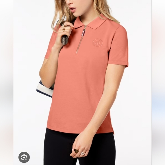 Tommy Hilfiger Tops - Tommy Hilfiger Zip-Up Polo